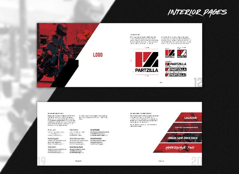 Interior Page Logos and Font